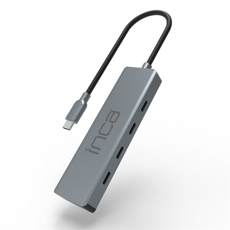 Inca ITPT-4T Type-C Hub - 4 Port USB-C 3.1 Çoklayıcı 10Gbps Alüminyum Kasa
