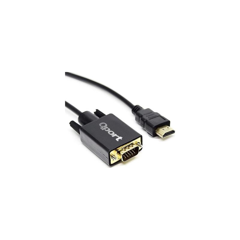 Qport Q-hvg18 Hdmi To Vga 1,8mt Donusturucu Kablo