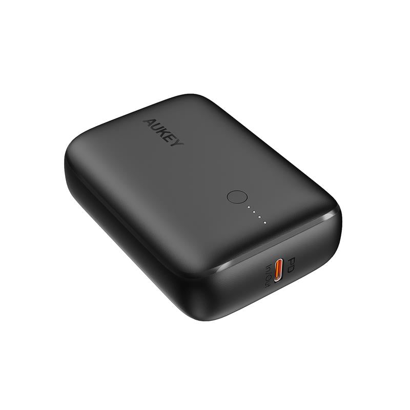 Aukey Pb-n83s-bk 22.5w Scp 18w Pd Ve Qc 3.0 10000 Mah Pd Mini Type-c Powerbank 