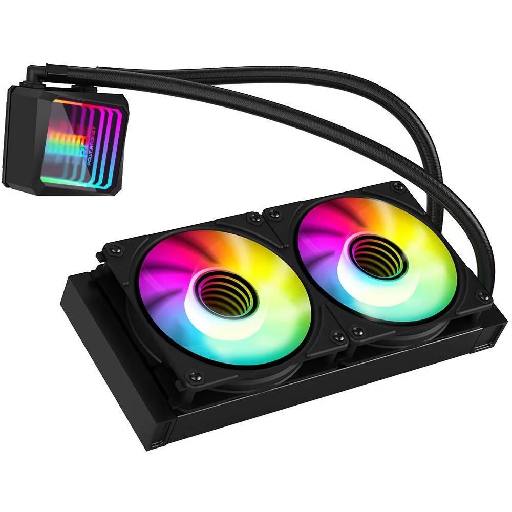 POWER BOOST PB-LCS-IM240-B LGA1700/AM4/AM5 240 mm ARGB fanlı Siyah Sıvı Soğutma