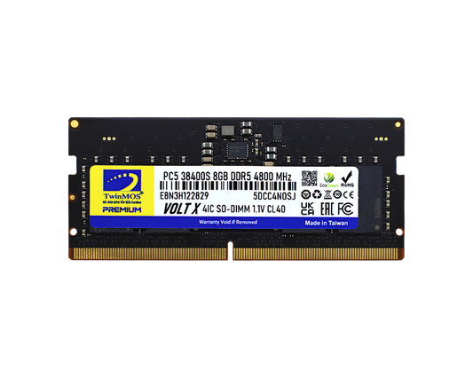 TWINMOS TMD58GB4800S40 8GB DDR5 4800Mhz Notebook Bellek