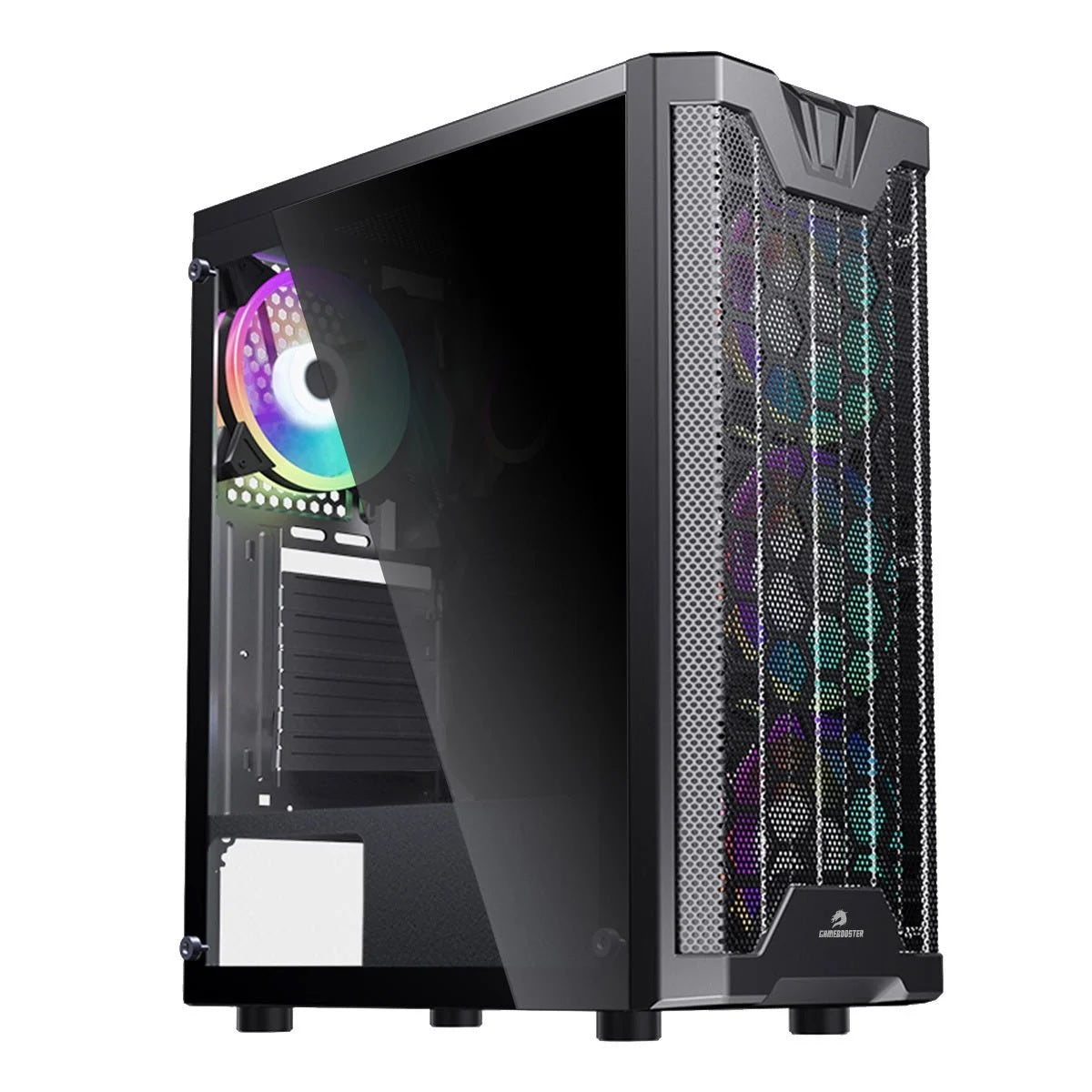 GAMEBOOSTER GB-F3101B Powersız Siyah Mesh Panel Mid Tower ATX Kasa