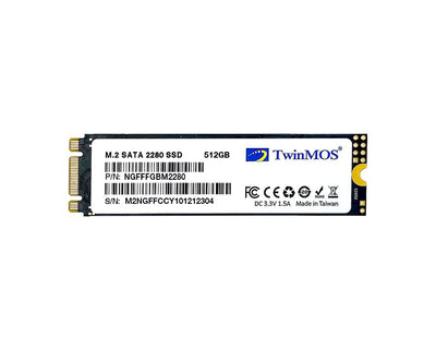 TWINMOS NGFFFGBM2280 M.2 512GB (580/550MB/s) PCIe SATA SSD Disk (22x80MM)