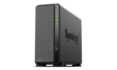 SYNOLOGY DS124 1x3.5" Disk Yuvalı RAID(0) NAS Server