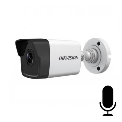 HIKVISION DS-2CD1043G0-IUF 1/3'' Cmos Sensör 4MP 2.8mm POE Sesli Bullet IP Güvenlik Kamera