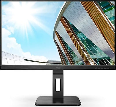 27 Aoc Q27p2ca Ips 4ms 75mhz 2xhdmi 1xdp Usb Type-c Qhd 2560x1440 Hoparlor Cercevesiz Yukseklik Ayari Pivot Vesa Siyah