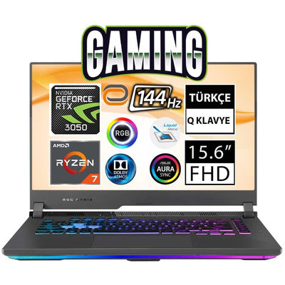 Asus ROG Strix G15 G513RC-HN194 Ryzen7 6800HS RTX3050 15.6" FullHD Taşınabilir Bilgisayar