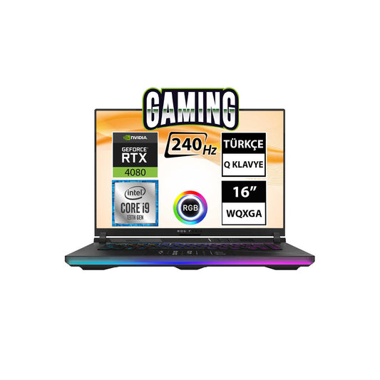 Asus ROG Strix SCAR 16 G634JZ-NM043 i9-13980HX RTX4080 16" QHD+ Taşınabilir Bilgisayar