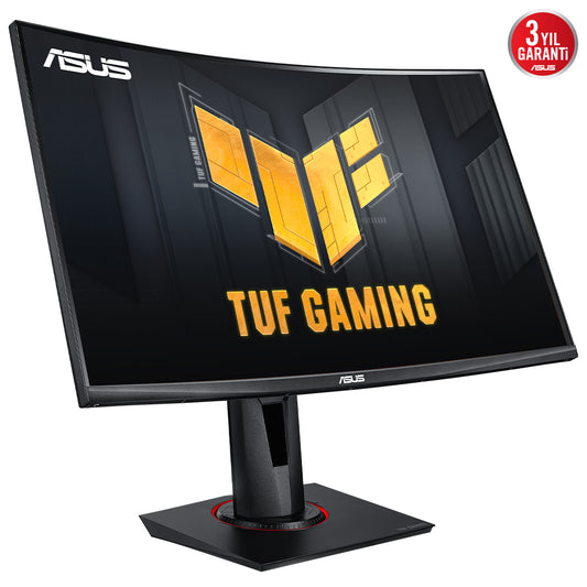 ASUS VG27VQM TUF GAMING 27" Curved (Kavisli) 1ms 240Hz 1920x1080 FullHD HDMI DP USB Multimedya (Vesa) AMD Free-Sync Siya