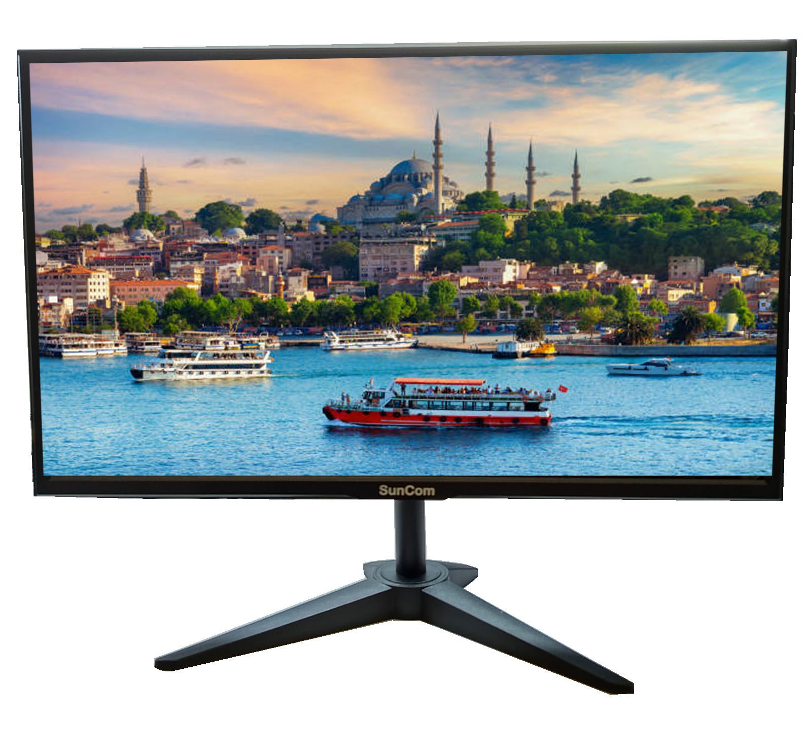 SUNCOM SM215VI 21.5" LED 5ms 60Hz 1920x1080 FullHD VGA HDMI (VESA) Siyah Monitör