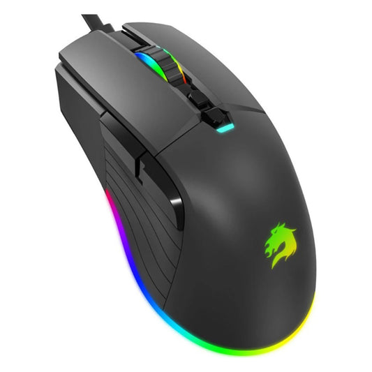 GAMEBOOSTER GB-M12B USB Kablolu 12800dpi siyah Vital RGB Aydınlatmalı Oyuncu Mouse