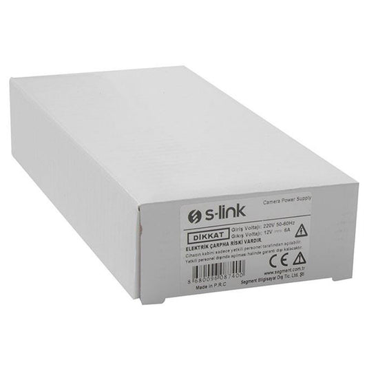 S-LINK SL-KA67 12V 7 Amper Metal Adaptör