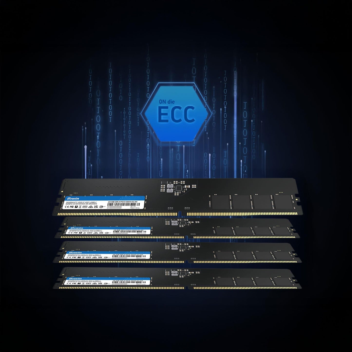 Biwin BD5UD16G48C40 16GB DDR5 4800MHz 1Rx8 Masaüstü Ram
