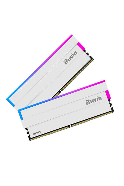 Biwin DW100-CW005 32GB DDR5 7200Mhz 2x16GB RGB Masaüstü Ram - Beyaz