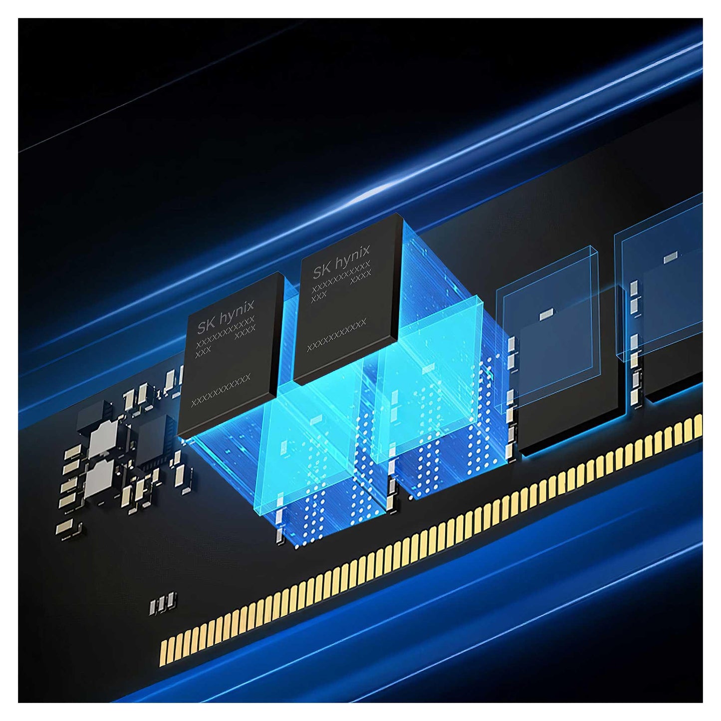 Biwin DW100-CB005 32GB DDR5 7200Mhz 2Rx16 Masaüstü Ram Siyah