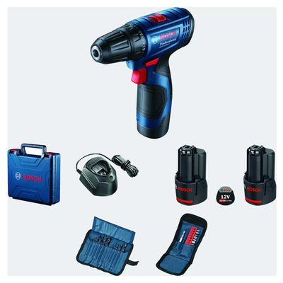 Bosch GSR-180-LI 18V Çift Akülü Darbesiz Delme/Vidalama Matkap