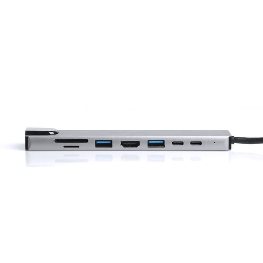 DARK DK-AC-U31X40 USB 3.1 Type-C 8 in Ethernet / HDMI / TF SD Kart USB 3.0 - USB 2.0 / USB-C Dönüştürücü Çevirici HUB