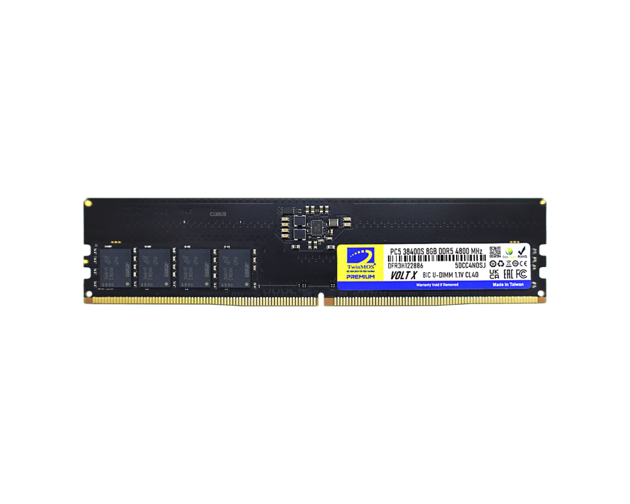 TWINMOS TMD58GB4800U40 8GB 4800Mhz DDR5 PC Bellek