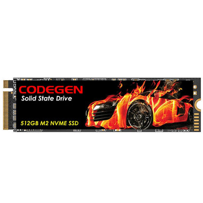 CODEGEN CDG-512GB-NVME M.2 512GB (2100/1700MB/s) PCIe + NVMe SSD Disk (22x80MM)