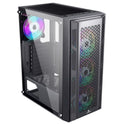 GAMEBOOSTER GB-F3107B 650W 80+ Bronze Siyah Mesh Panel Mid Tower ATX Kasa