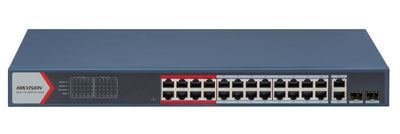 HIKVISION DS-3E1326P-EI 26 Port Mbit 24 Port Poe 370W 2xCombo Uplink Yönetilebilir Smart Switch