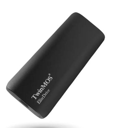 TWINMOS PSSDGGBMED32 EliteDrive Mini 1TB USB 3.2 Gen 2 Type-C Led Işıklı Koyu Gri Taşınabilir SSD Harddisk