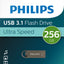 PHILIPS FM25FD165B/00 256GB USB3.1 Metal USB Bellek