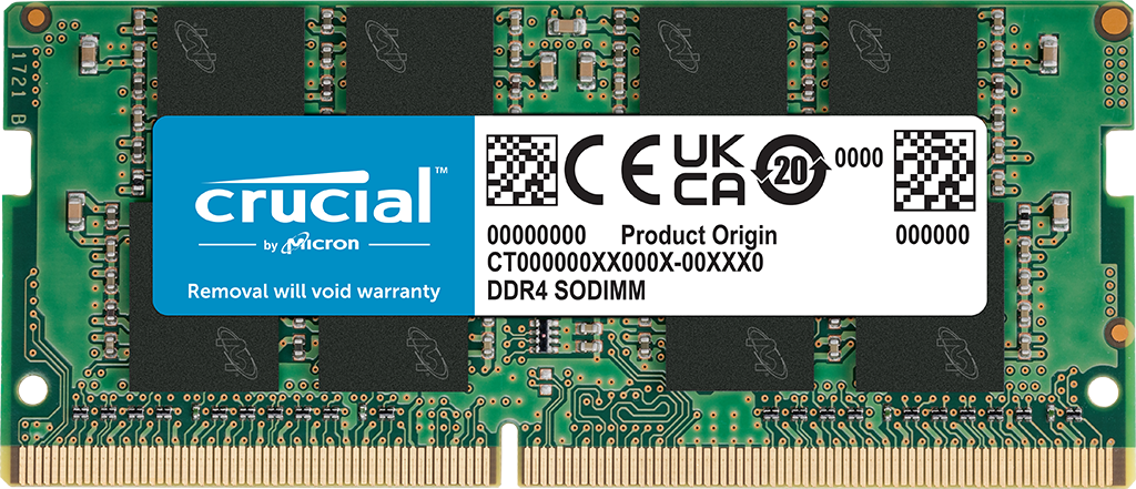 CRUCIAL CP16G4FRA32A,M8FF 16GB (Tek Parça) DDR4 3200Mhz (Kutusuz) PC Bellek