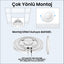Cudy AP1300 5GHz 867 Mbps, 2.4GHz 300 Mbps WiFi Gigabit IP65 Indoor Access Point (AC1200 Serisi)