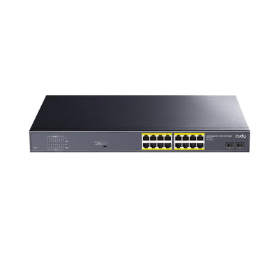 Cudy GS1020PS2 16 Port Gigabit 200W 250m PoE+, Gigabit SFP, CCTV, VLAN Metal Switch