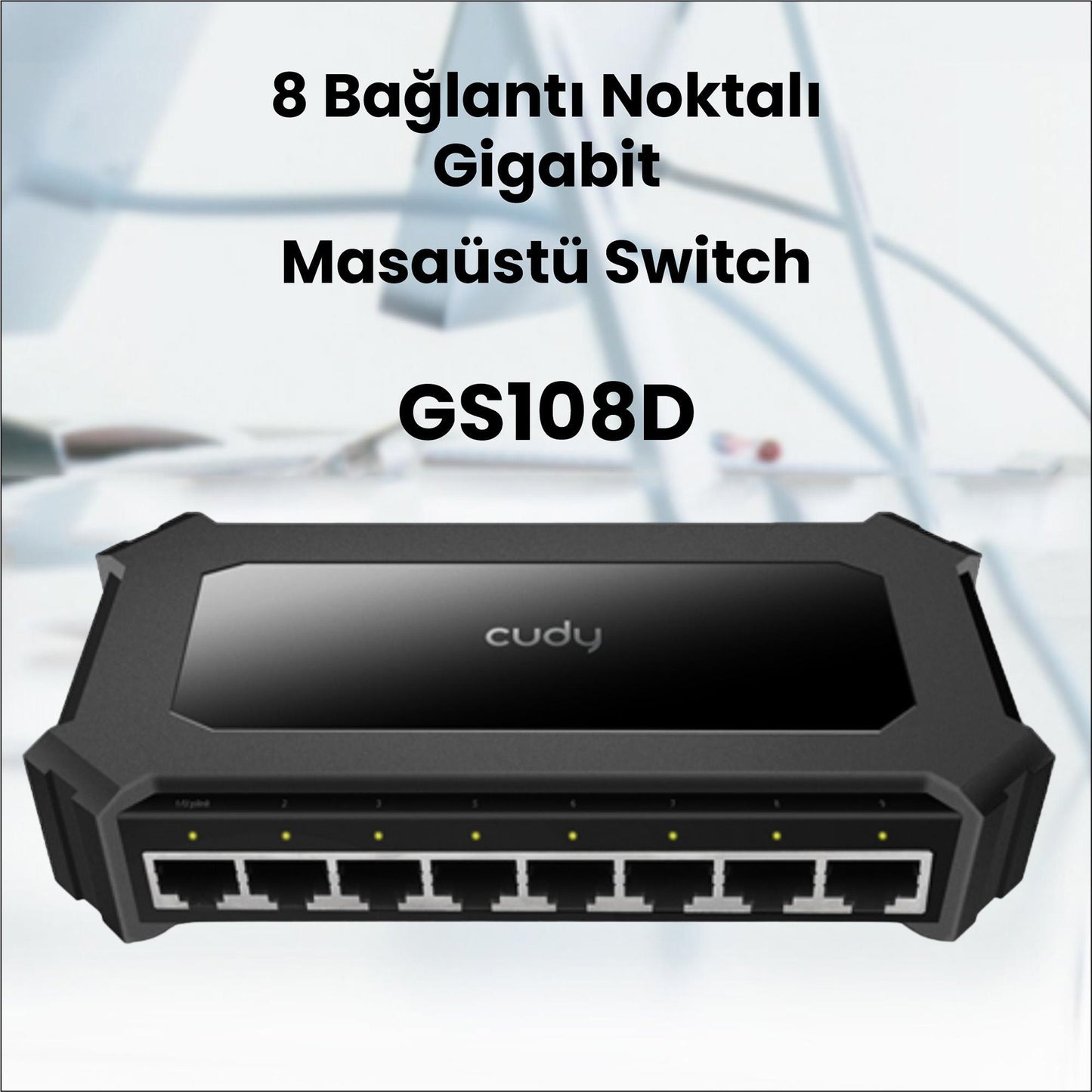 Cudy GS108D 10/100/1000M 8 Port Gigabit Switch