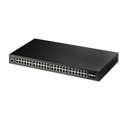 Cudy GS2048PS4 4SFP+,2Consol,48Port Base-TGigabit L2 Yönetilebilir 720WPoE++ Metal Rack Mount Switch