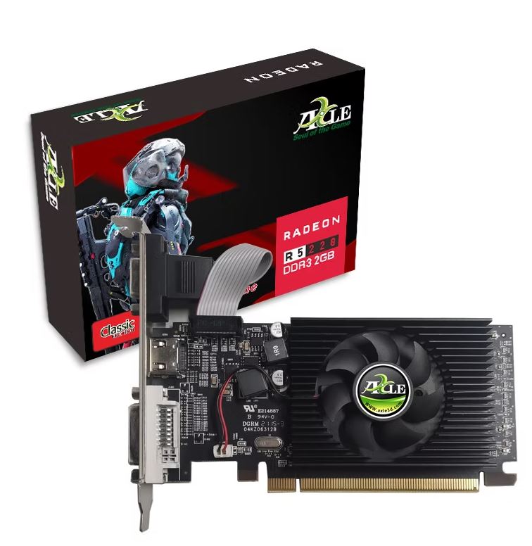 AXLE R5220 AX-R5 220/2GD3P4CDIL 2GB AMD R5220 DDR3 64bit HDMI DVI VGA 16x Ekran Kartı