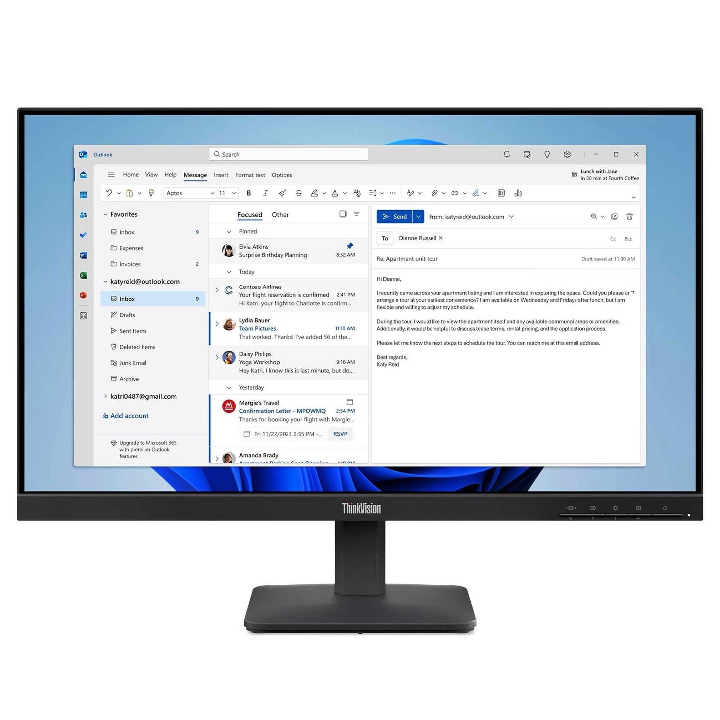 Lenovo S24-4e 64b5kat1tk 23.8'' 100hz 4ms FullHD Monitör