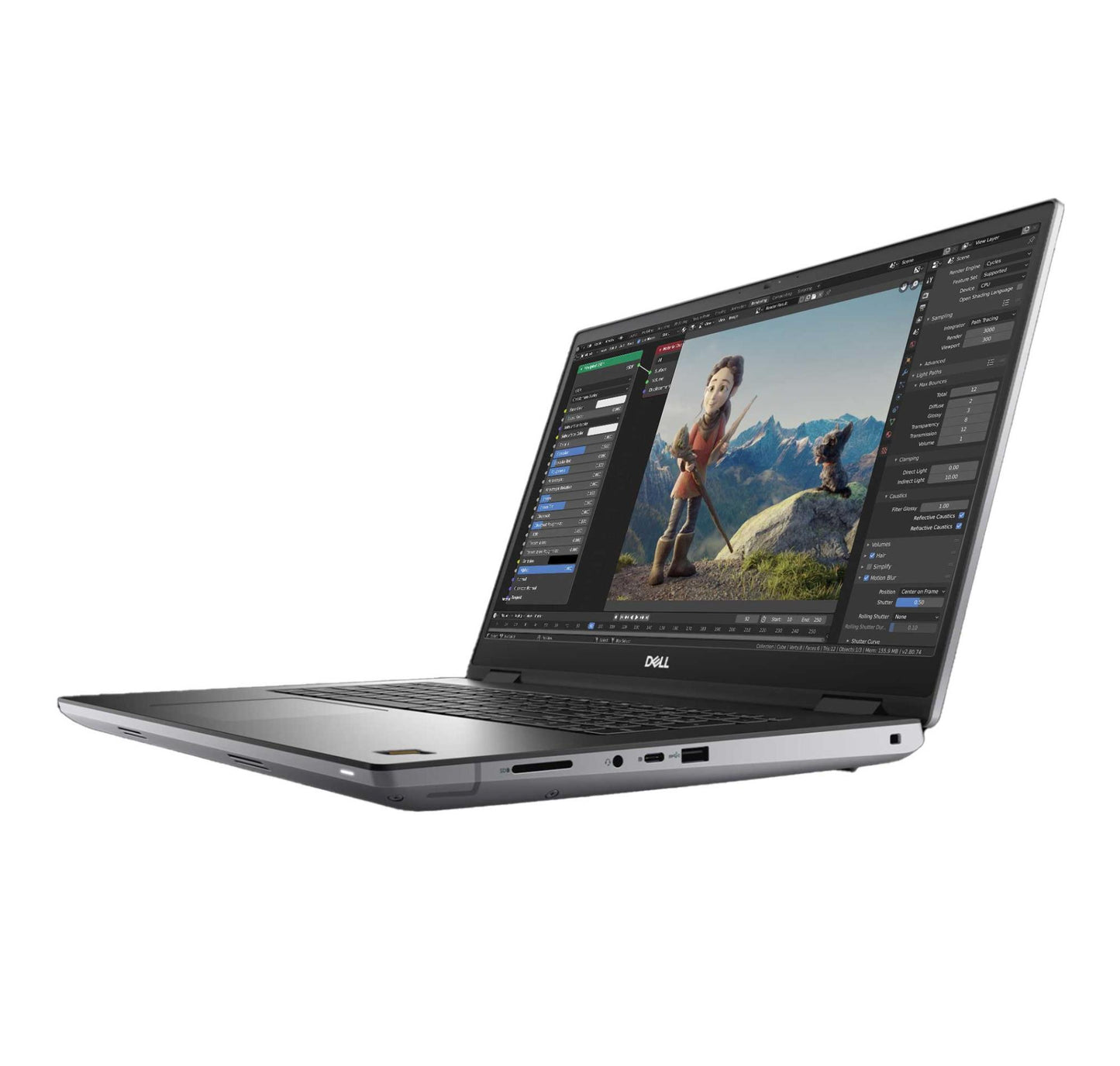 Dell Precision M7780 XCTOP7780EMEA_VP1 i7-13850HX RTX3500 17.3" FullHD Taşınabilir iş istasyonu