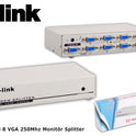 S-LINK SL-2508 8 Port VGA Monitör Çoklayıcı (250 MHZ)