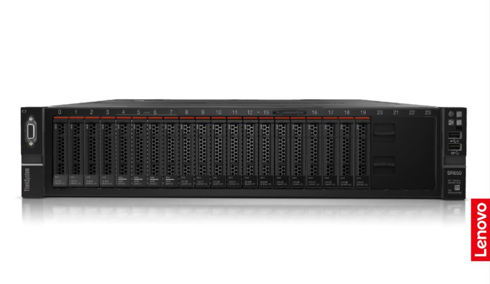 LENOVO SR650 V2 7Z73A0AGEA-V1 2x4310 (24C) 32GB(1x32) 3X960 SSD (Enterprise) 2U RACK 2x1100W Titanium Server