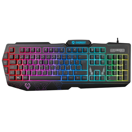 Everest KM-6168 Formula Combo RGB Kablolu Oyuncu Klavye Mouse Seti