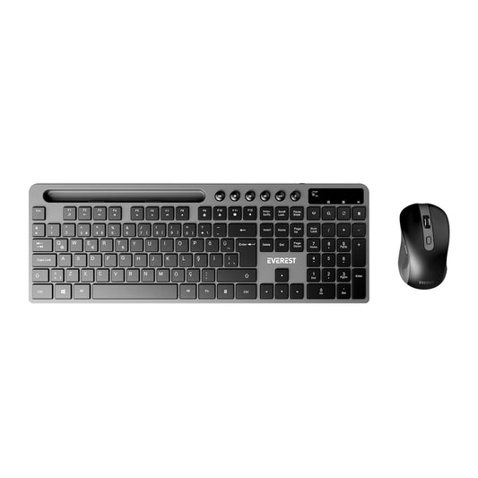 Everest KM-730 Siyah Kablosuz Q Multimedia Klavye  Mouse Set