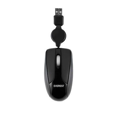 Everest SM-333 Siyah Optik Makaralı Mini Mouse