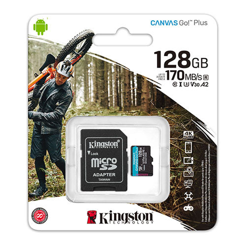 KINGSTON SDCG3/128GB Class10 64GB 170 MB/s MicroSD Kart Bellek