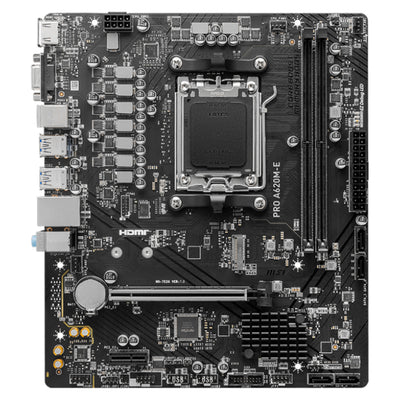 MSI PRO A620M-E A620 DDR5 Vga GLan mATX HDMI M2 USB3.2 AM5 AMD Anakart