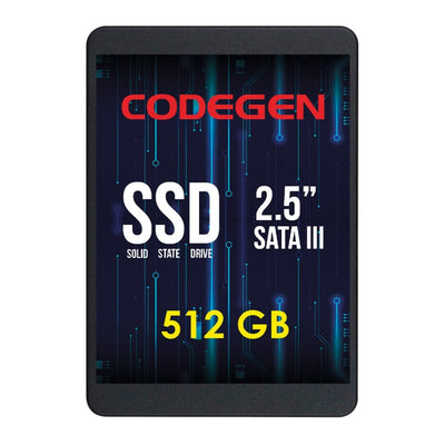 CODEGEN CDG-512GB-SSD25 2.5" 512GB (520/480MB/s) SATA SSD Disk (7MM)