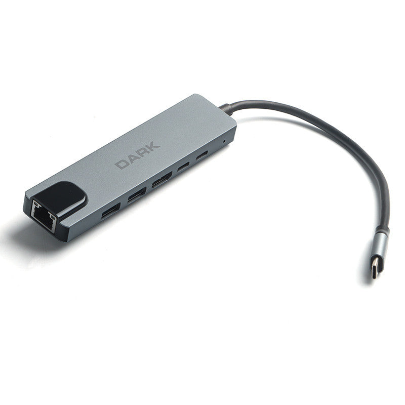 DARK DK-AC-U31X47 6'sı 1 Arada USB 3.2 Type-C to Ethernet / HDMI USB 3.0 - USB 2.0 / USB-C 65W Macbook Port Çoklayıcı HU