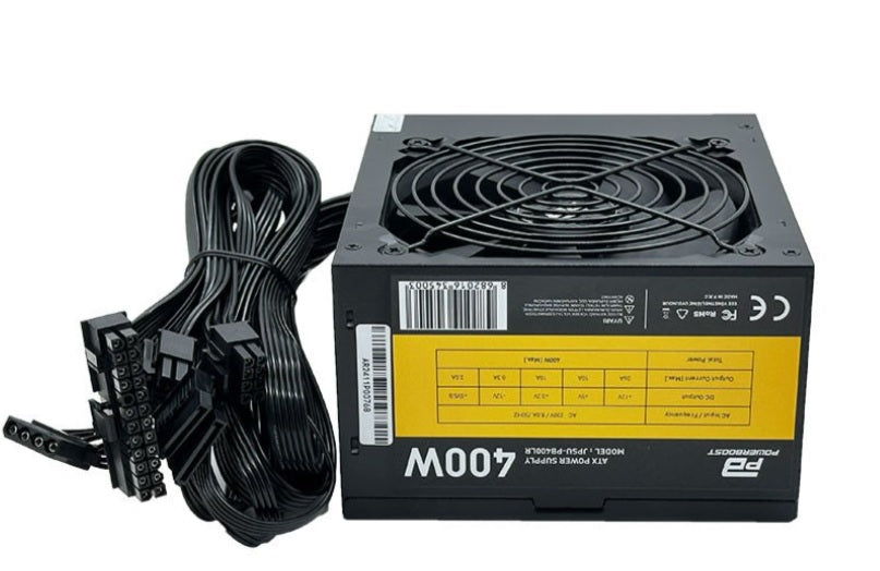POWER BOOST PB400LR 400W Siyah Power Supply ATX PSU (Retail Box)