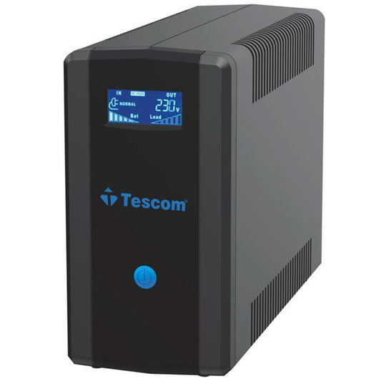 TESCOM LEO+ 1500 VA (2x12V 9AH Akü ) Line Interactive 5/10 dk UPS