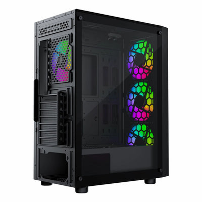 GAMEBOOSTER GB-A651B CASTLE 600W Siyah Mid Tower ATX Kasa