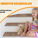 Glary Home GH39A Üçgen Desen Kaydırmaz Tabanlı Merdiven Halısı