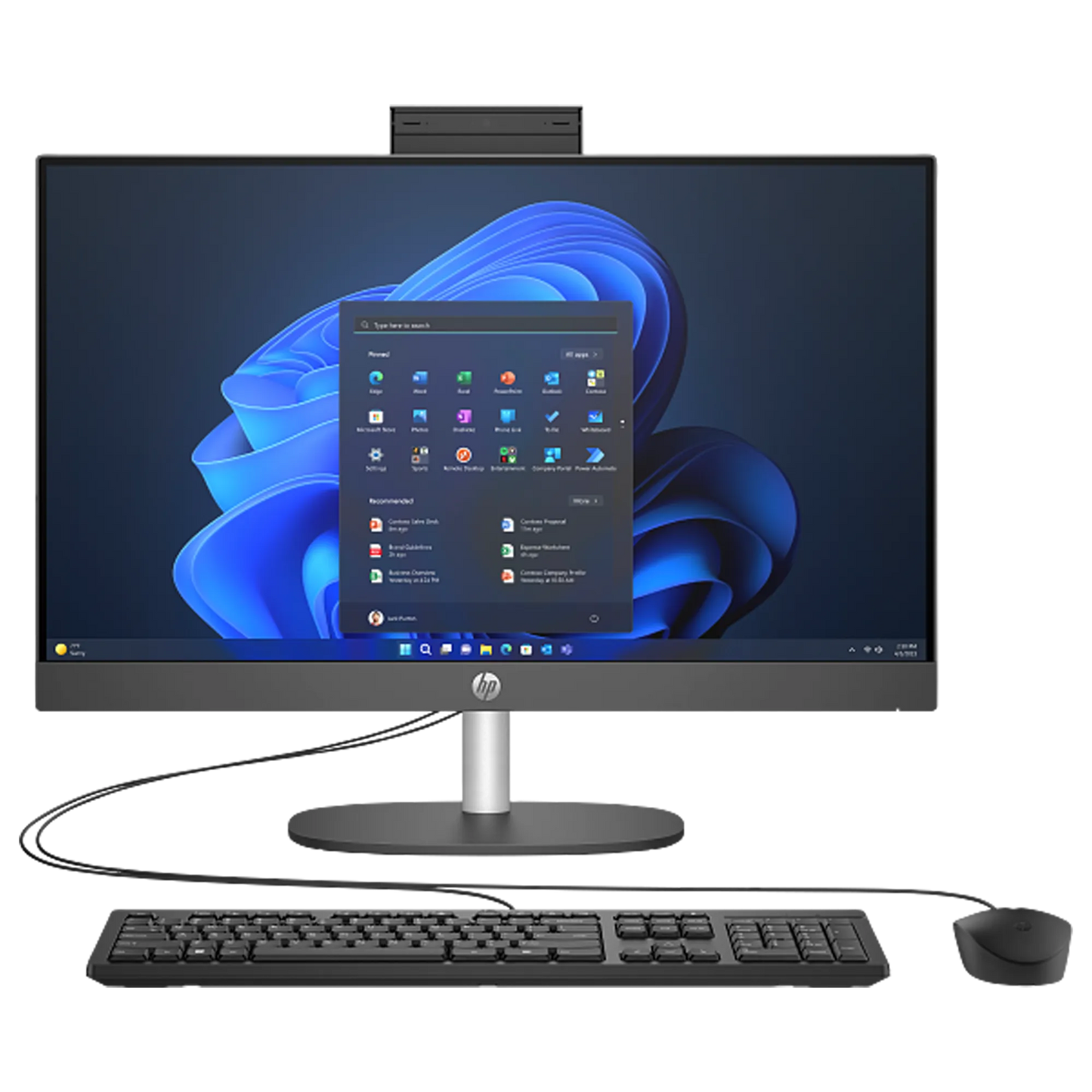 HP ProOne 240 G10 938B0EA i5-1334U 16GB 512GB SSD O/B Iris Xe 23.8" Siyah DOS All in One PC