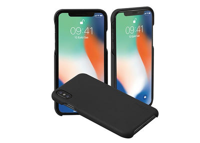 Addison IP-888 İnce İz Yapmaz Siyah iPhone X Telefon Kılıfı